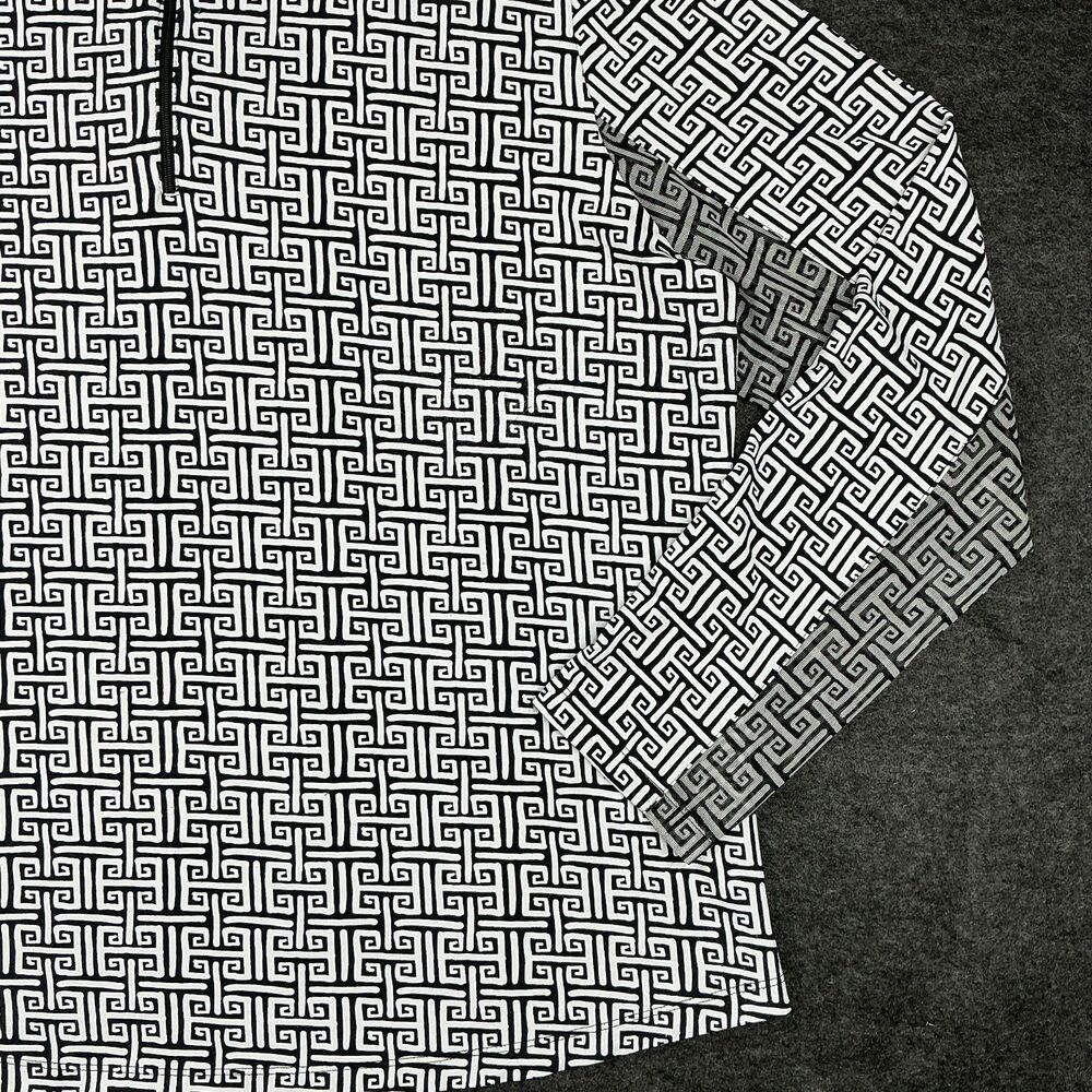 IBKUL Sun Protective Top XXL Ethnic Print 1/4 Zip Long Sleeve UPF 50 Mesh Vents - Picture 7 of 12